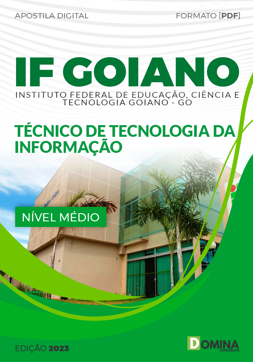Apostila IF Goiano GO 2023 Técnico Laboratório Informática