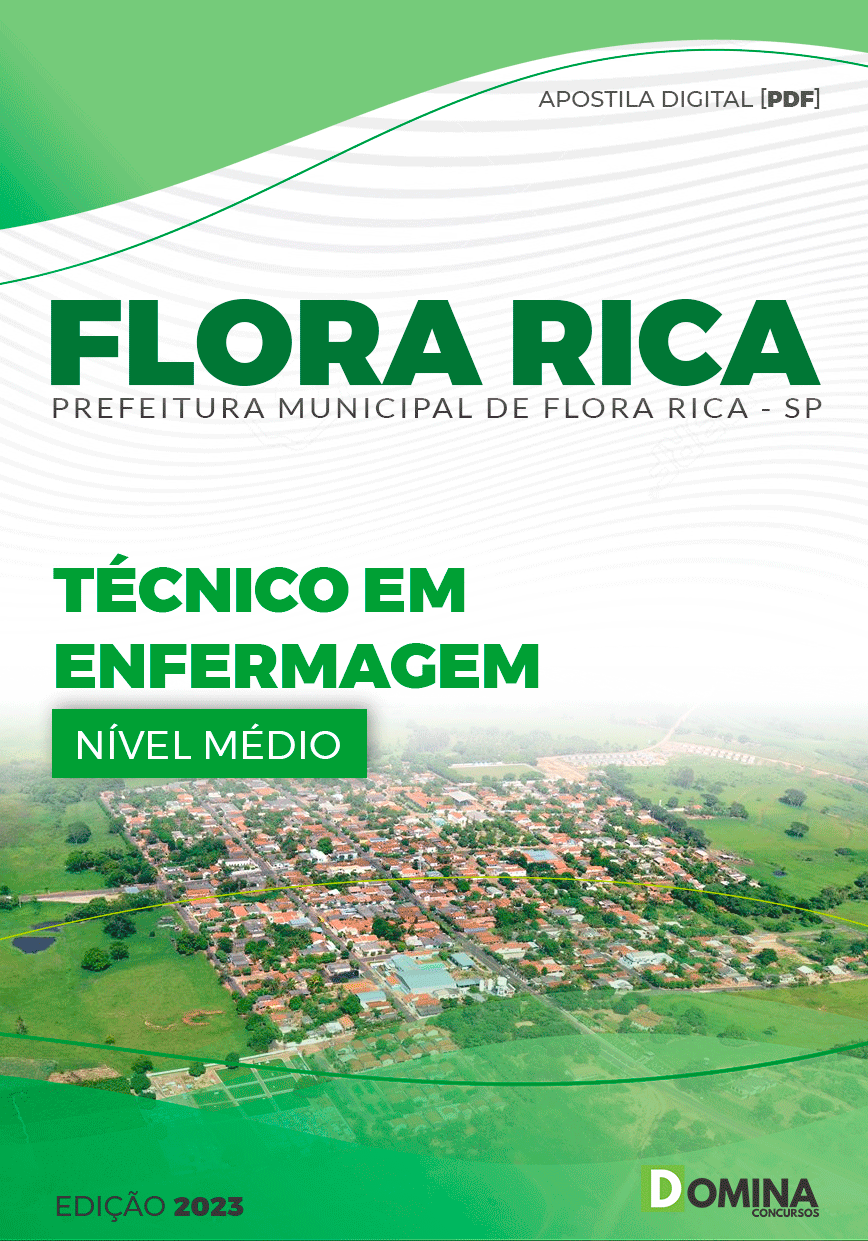 Apostila Concurso Pref Flora Rica SP 2023 Técnico em Enfermagem