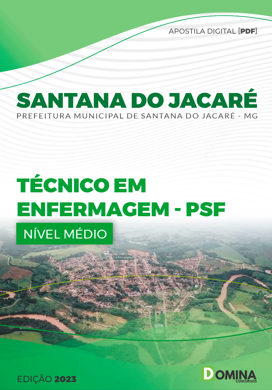 Apostila Pref Santana Jacaré MG 2023 Técnico Enfermagem