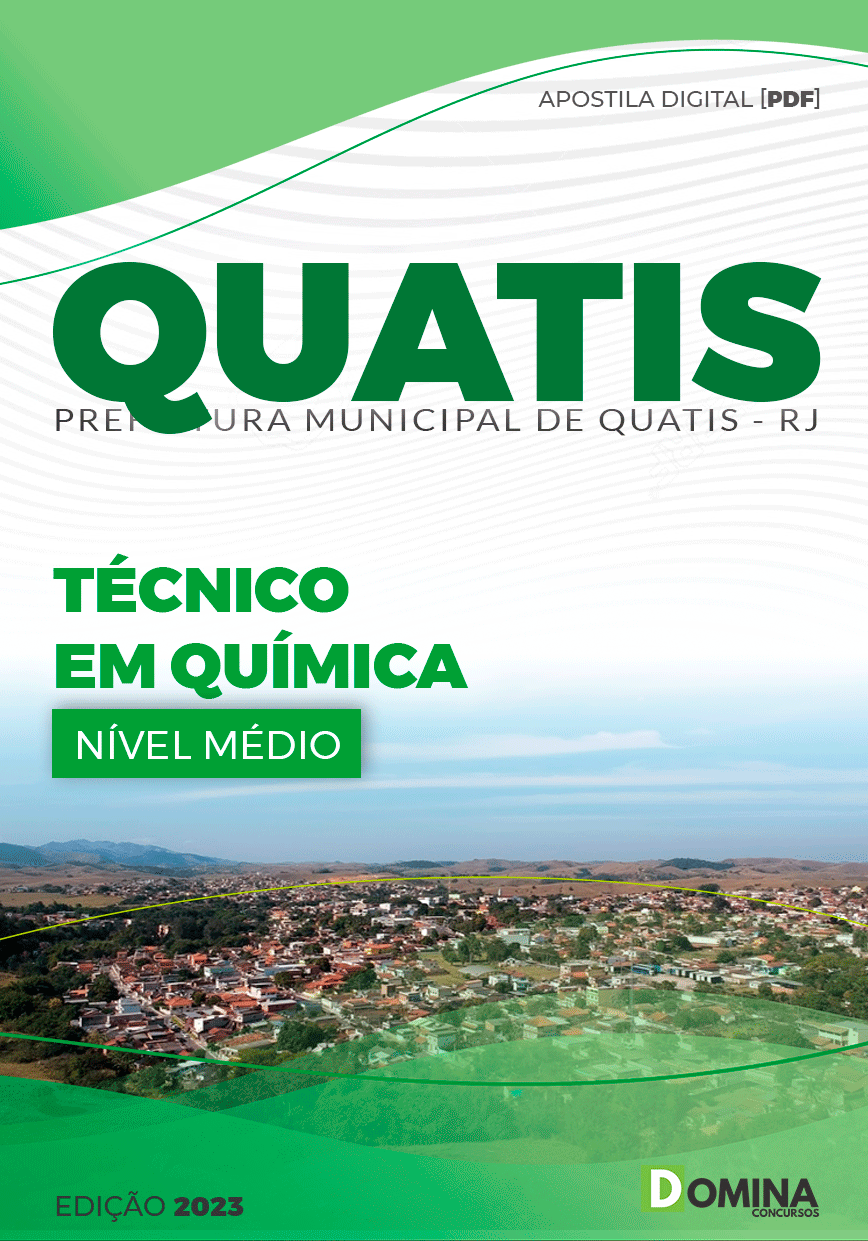 Apostila Concurso Pref Quatis RJ 2023 Técnico Química
