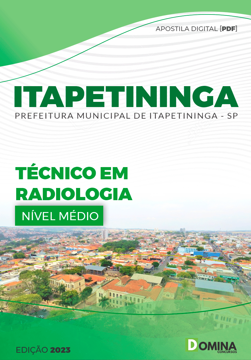 Apostila Concurso Pref Itapetininga SP 2023 Técnico em Radiologia
