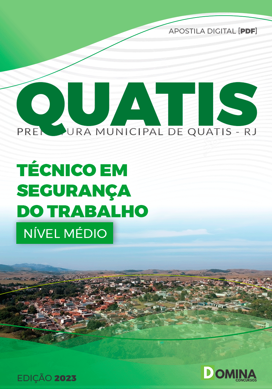 Apostila Pref Quatis RJ 2023 Técnico Segurança Trabalho