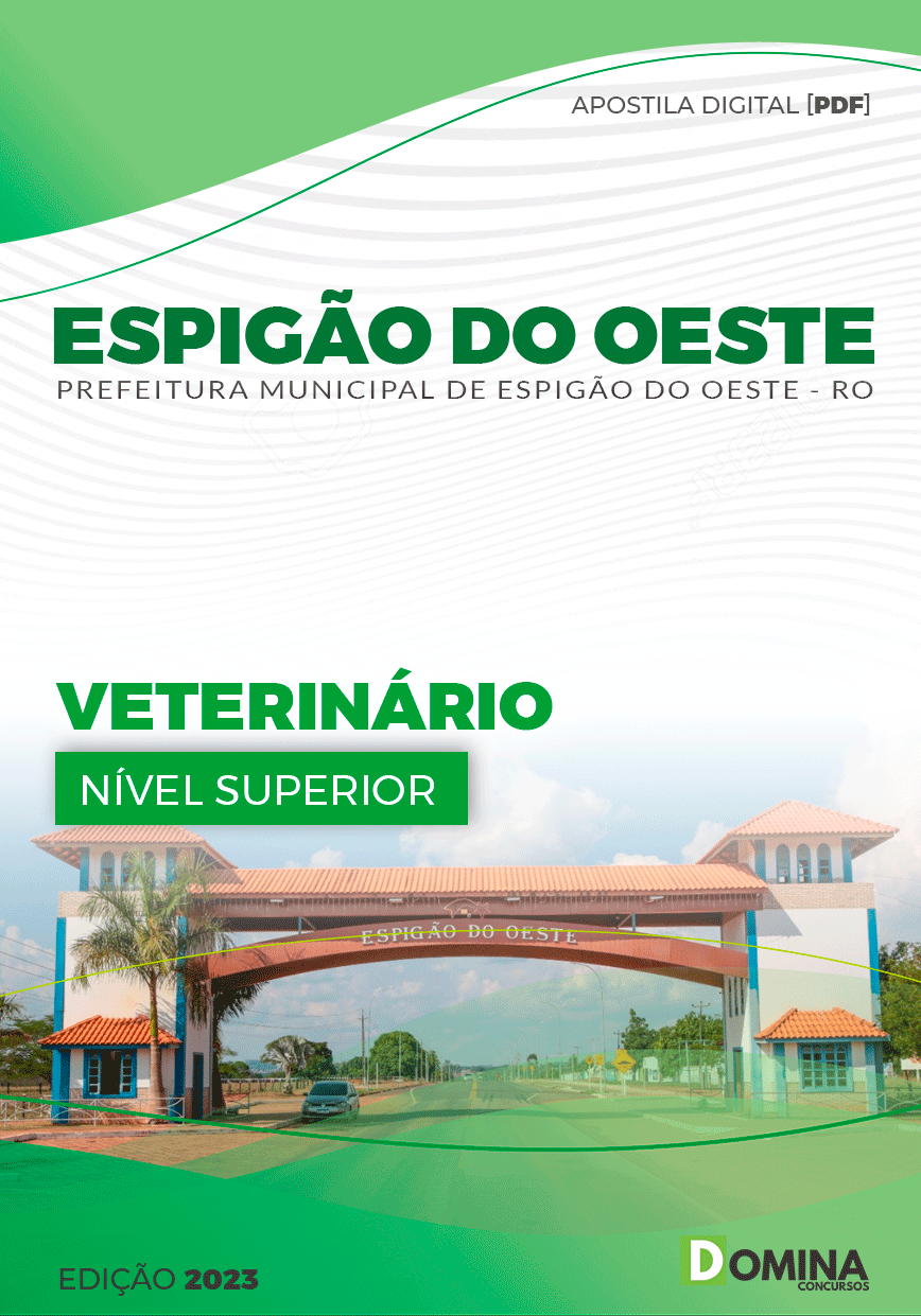 Apostila Pref Espigão D´Oeste RO 2023 Veterinário