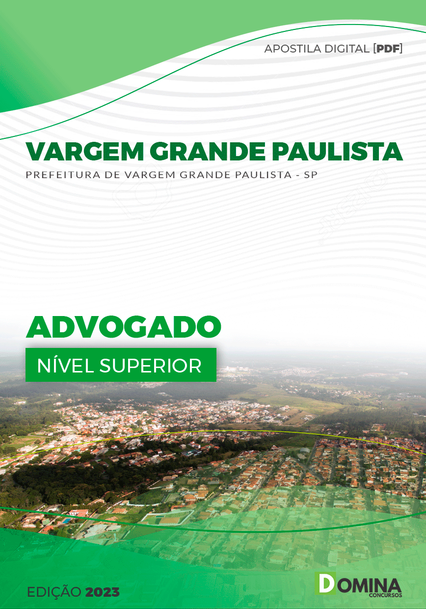 Apostila Pref Vargem Grande Paulista SP 2023 Advogado