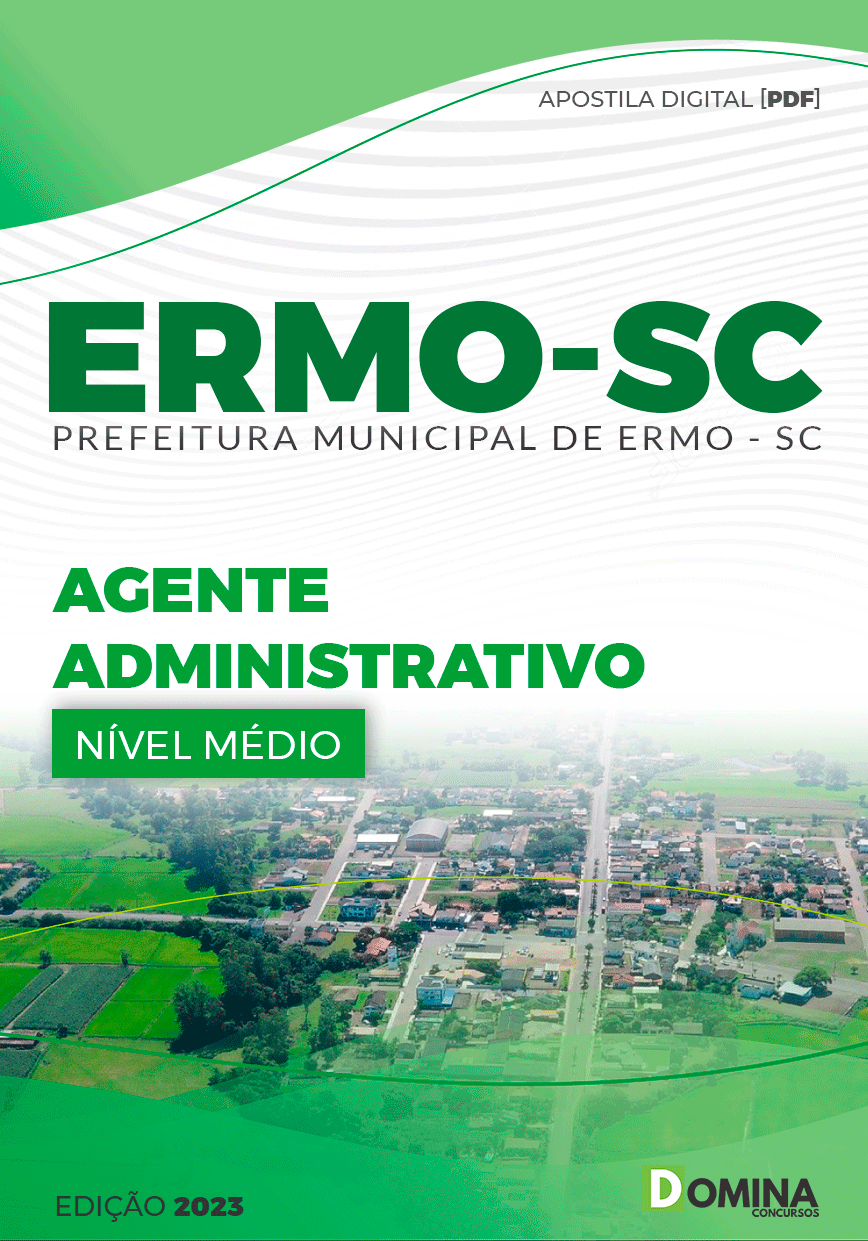 Apostila Concurso Prefeitura Ermo SC 2023 Agente Administrativo