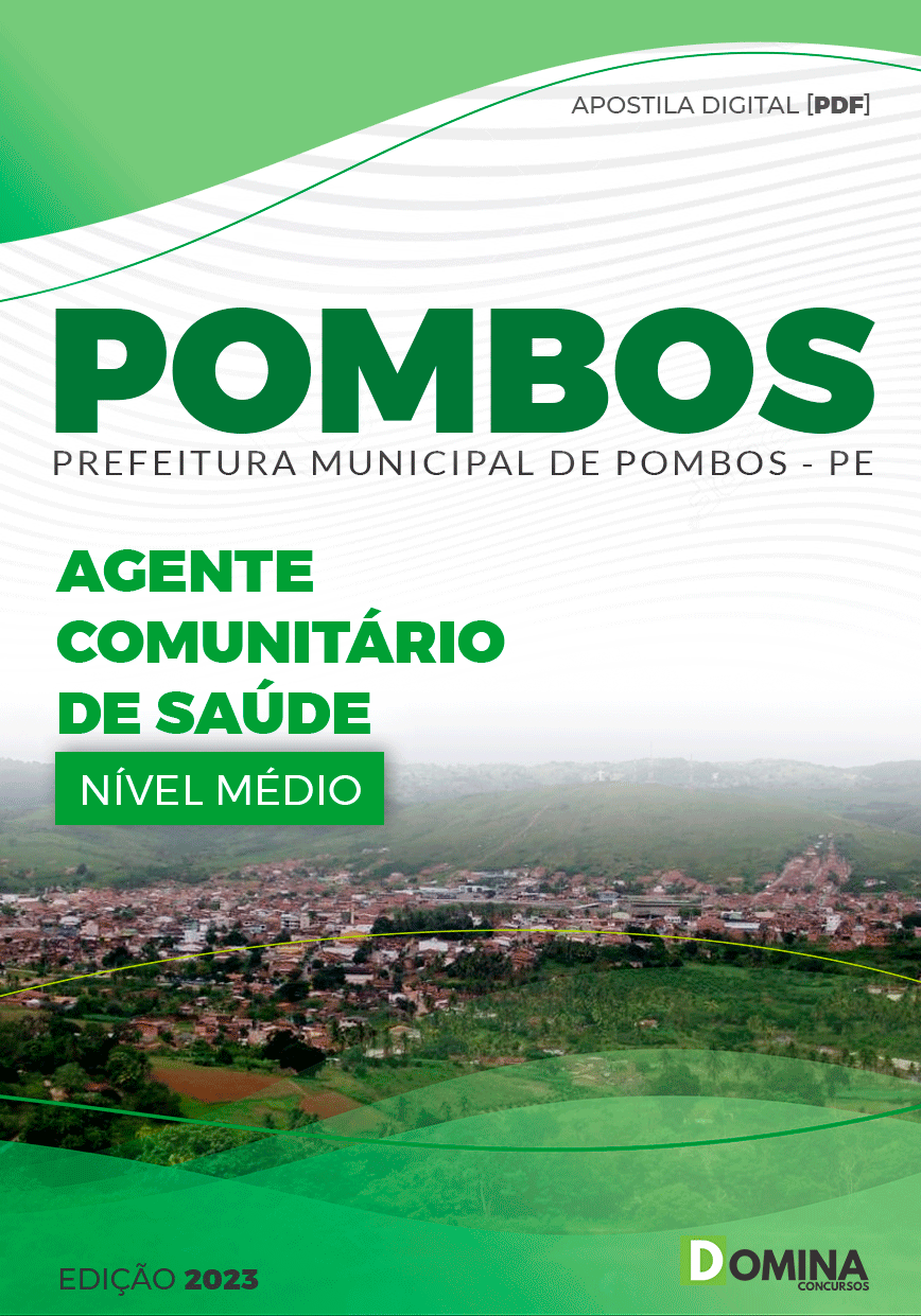 Apostila Pref Pombos PE 2023 Agente Comunitário Saúde
