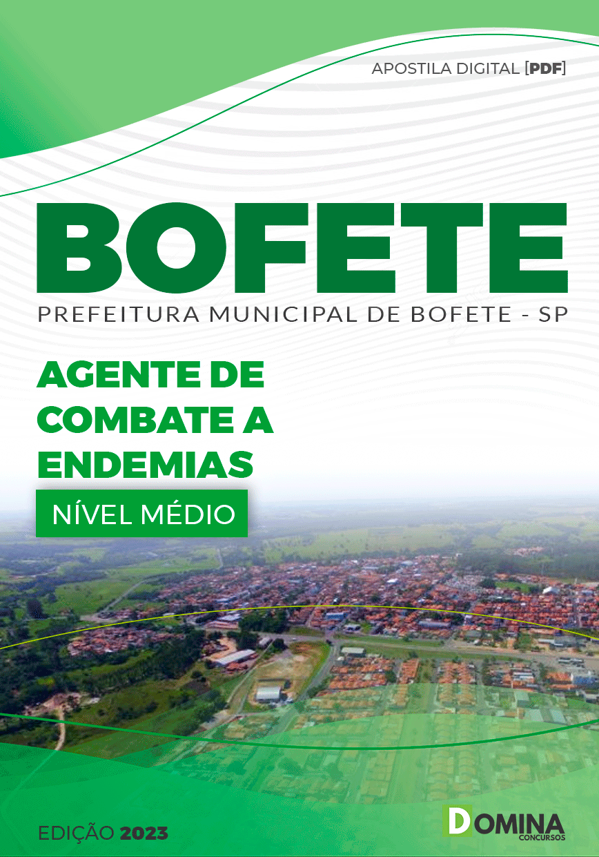 Apostila Concurso Pref Bofete SP 2023 Agente Combate Endemias