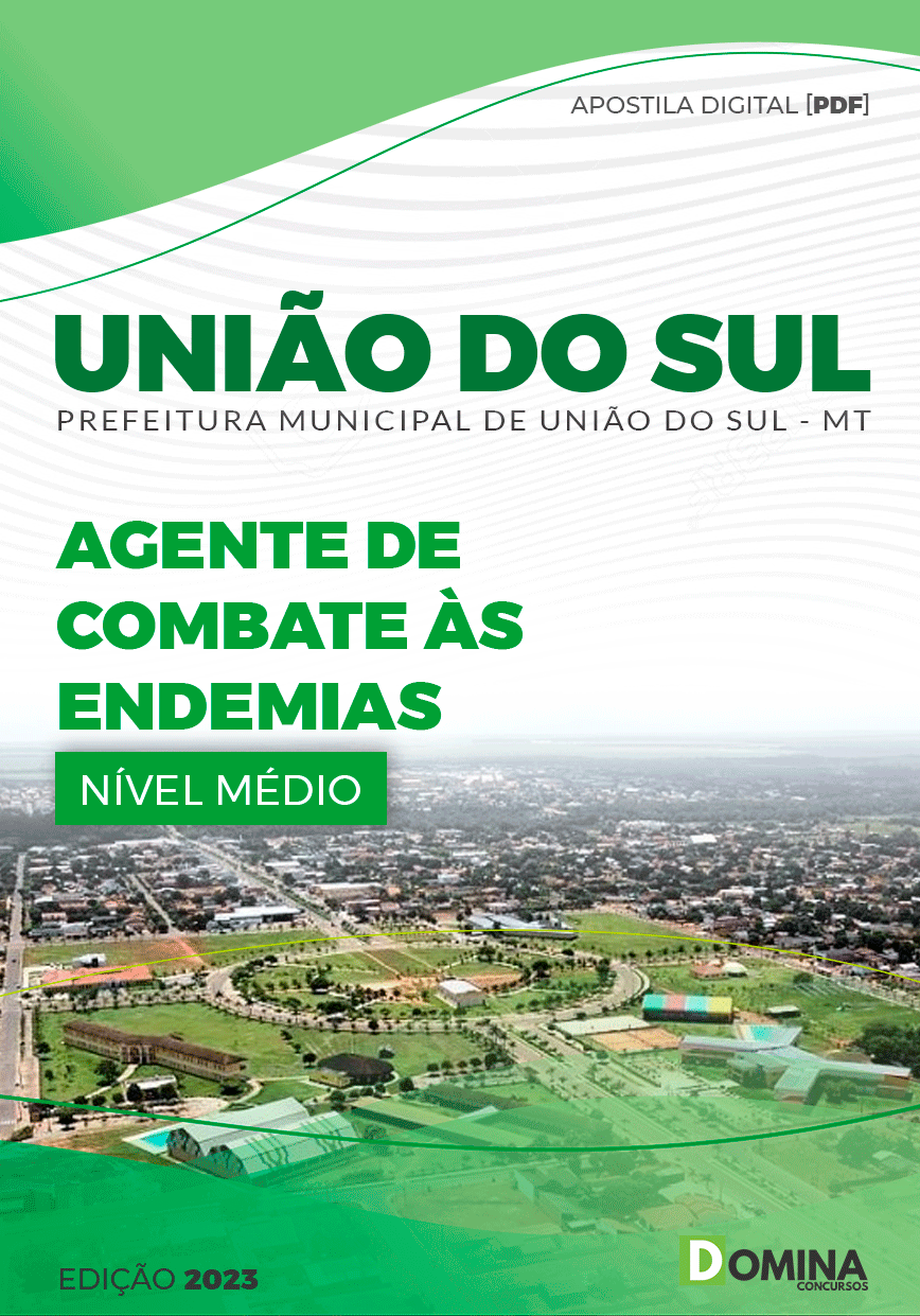 Apostila Pref União do Sul MT 2023 Agente Combate Endemias