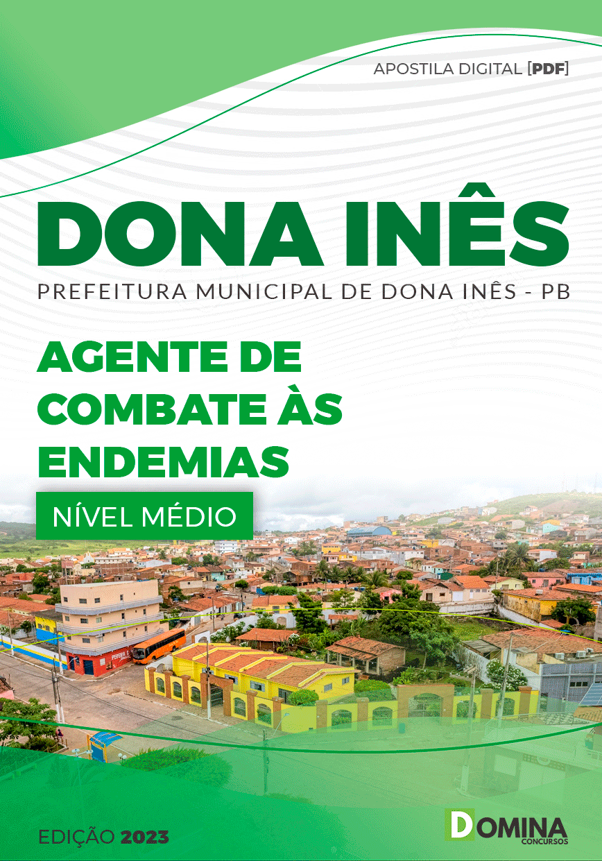 Apostila Pref Dona Inês PB 2023 Agente Combate Endemias