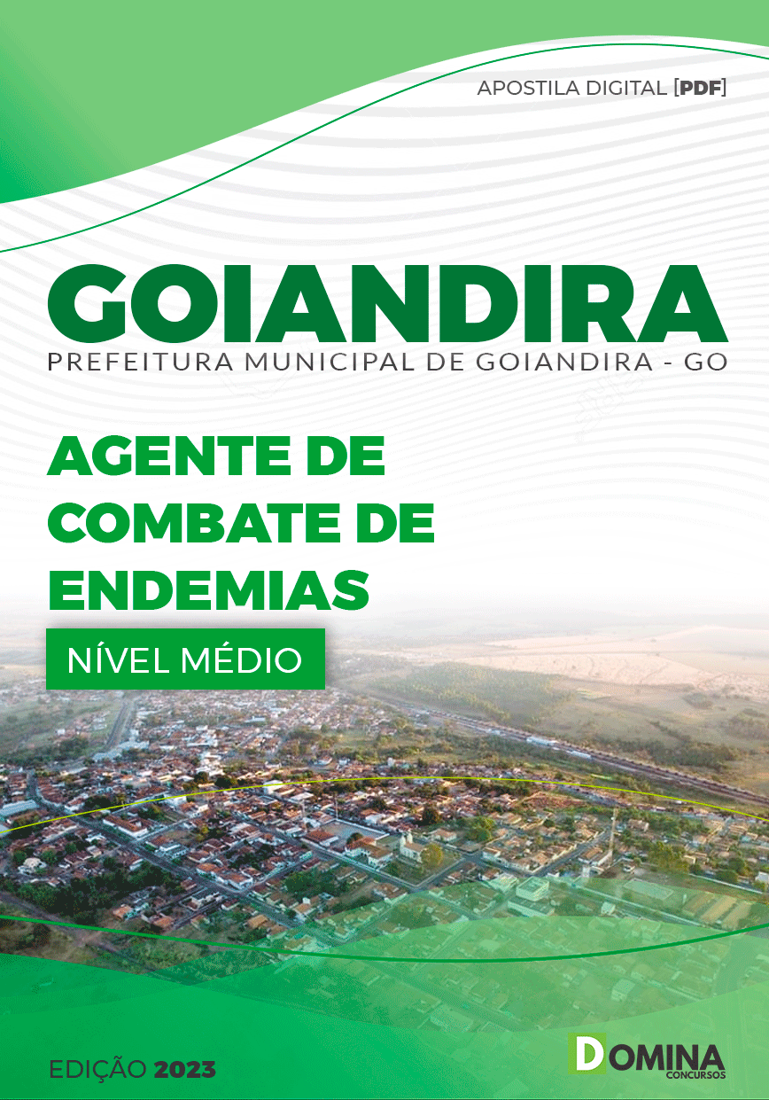 Apostila Pref Goiandira GO 2023 Agente Combate Endemias