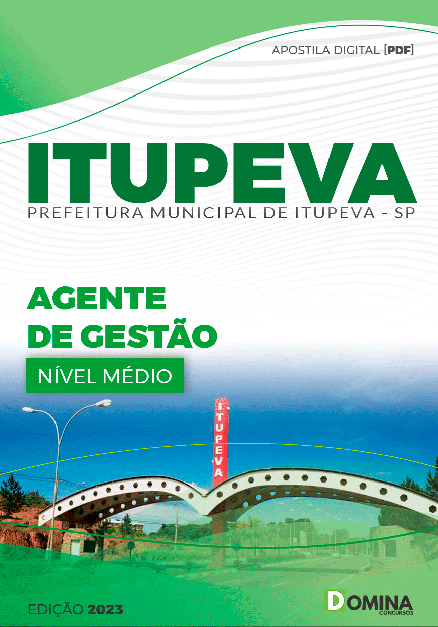 Apostila Concurso Pref Itupeva SP 2023 Agente Gestão