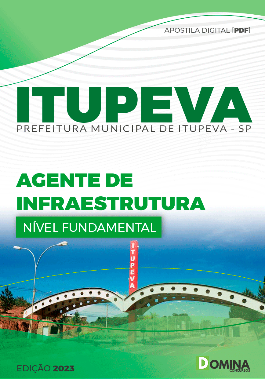 Apostila Concurso Pref Itupeva SP 2023 Agente Infraestrutura