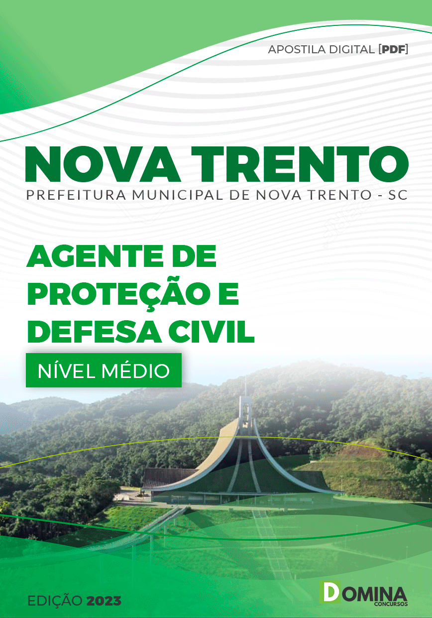 Apostila Pref Nova Trento SC 2023 Agente Proteção Defesa Civil