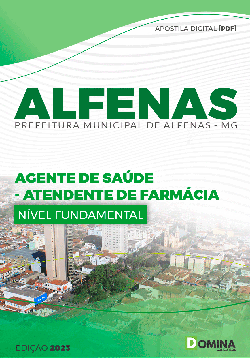 Apostila Seletivo Pref Alfenas MG 2023 Atendente Farmácia