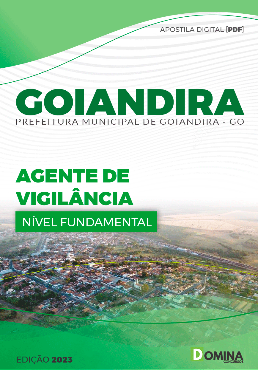 Apostila Pref Goiandira GO 2023 Auxiliar Vigilância