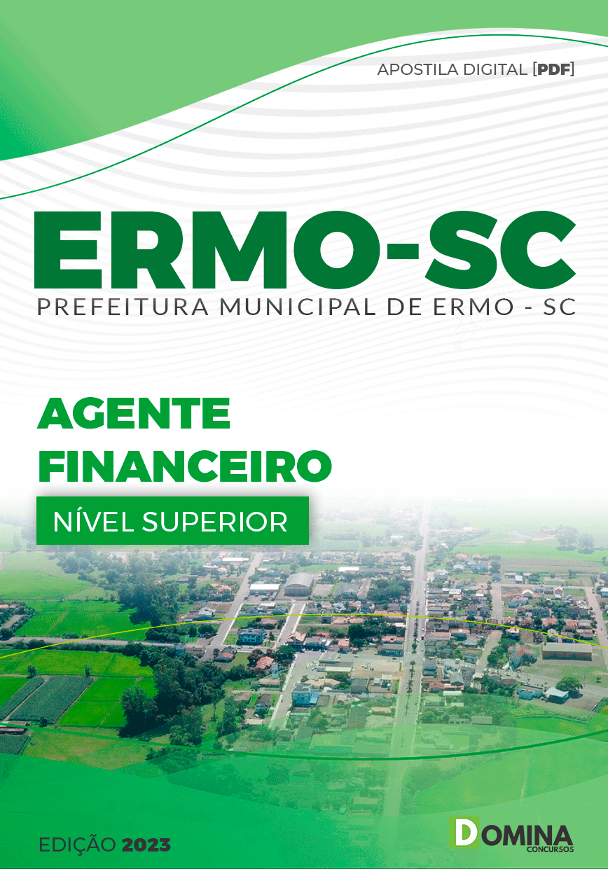 Apostila Concurso Prefeitura Ermo SC 2023 Agente Financeiro