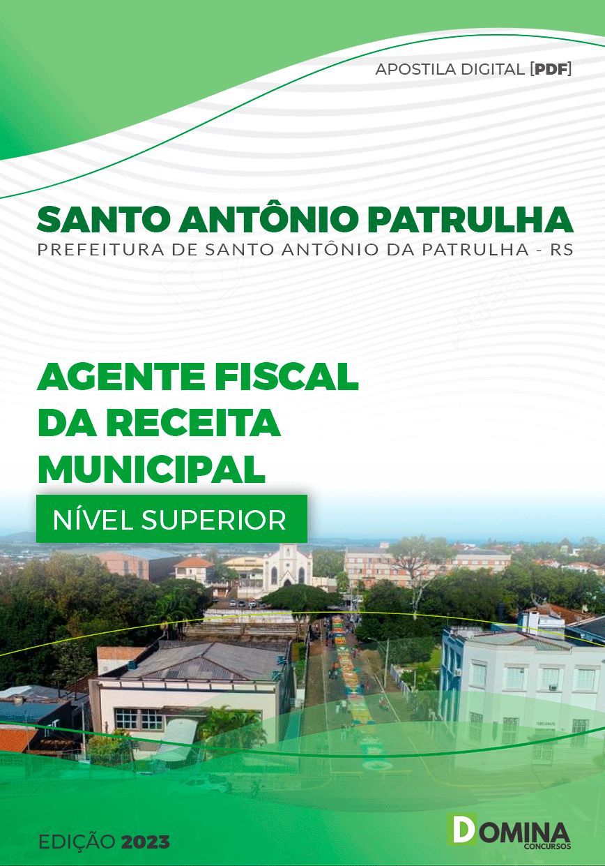 Pref Santo Antônio da Patrulha RS 2023 Agente Fiscal Receita Municipal
