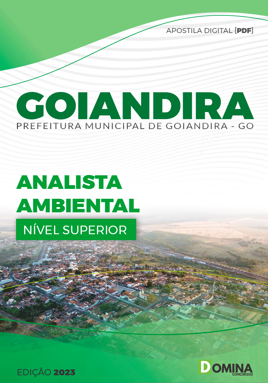 Apostila Concurso Pref Goiandira GO 2023 Analista Ambiental