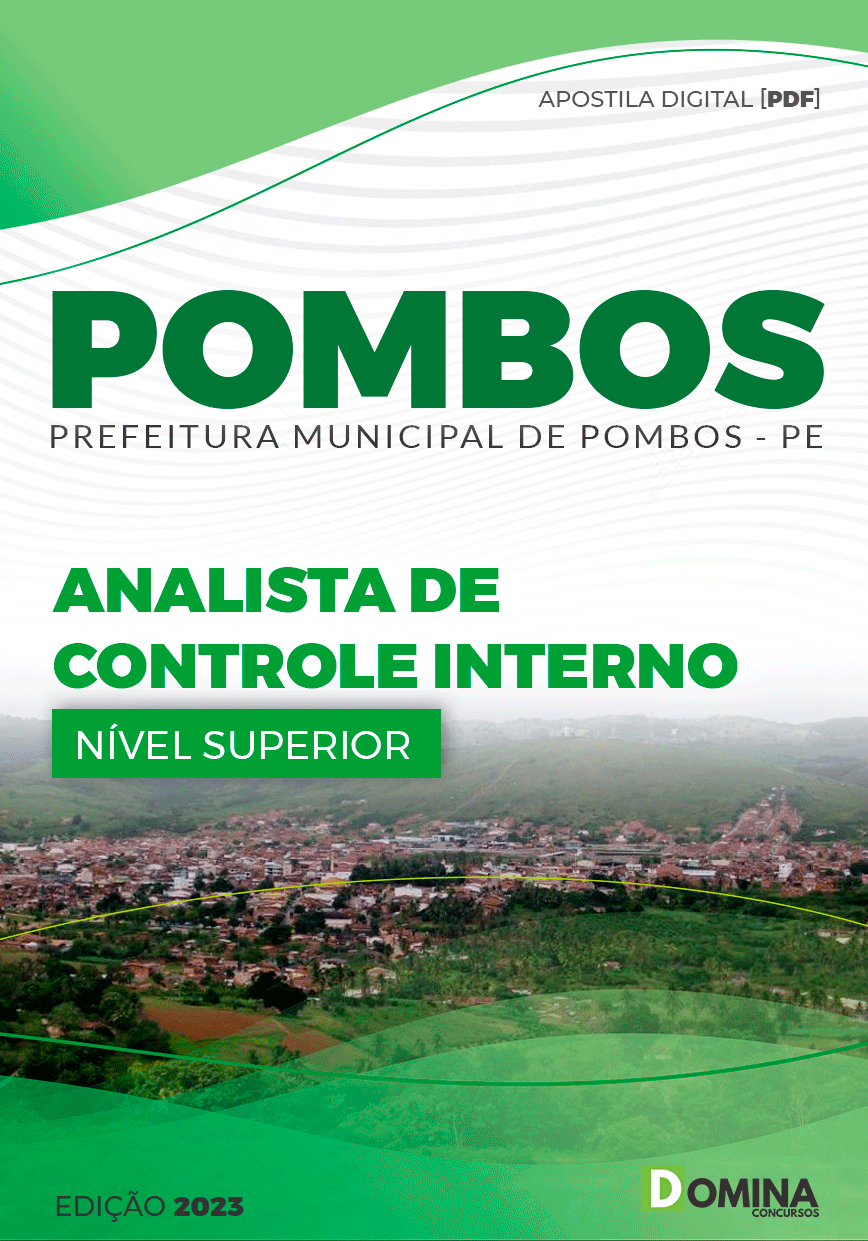 Apostila Pref Pombos PE 2023 Analista Controle Interno
