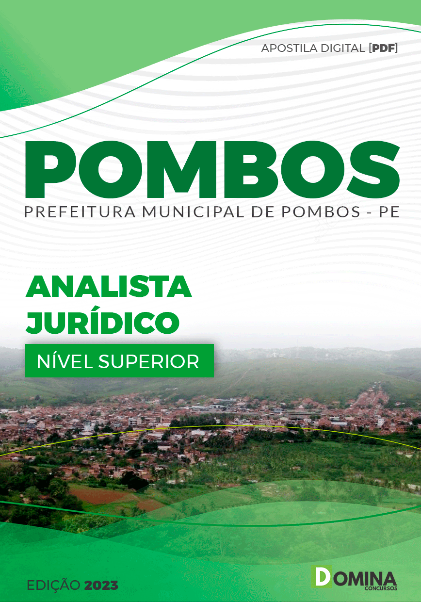 Apostila Concurso Pref Pombos PE 2023 Analista Jurídico