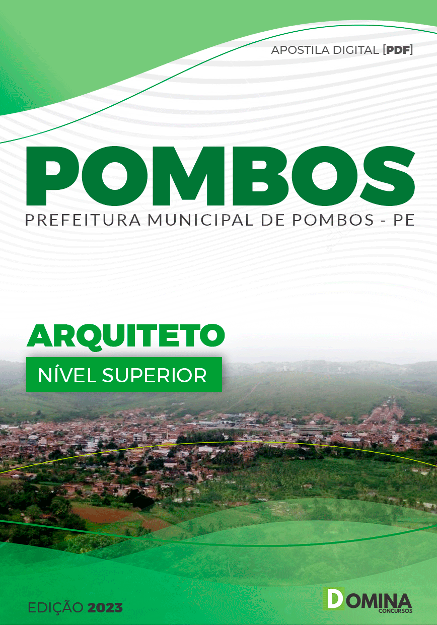 Apostila Concurso Pref Pombos PE 2023 Arquiteto