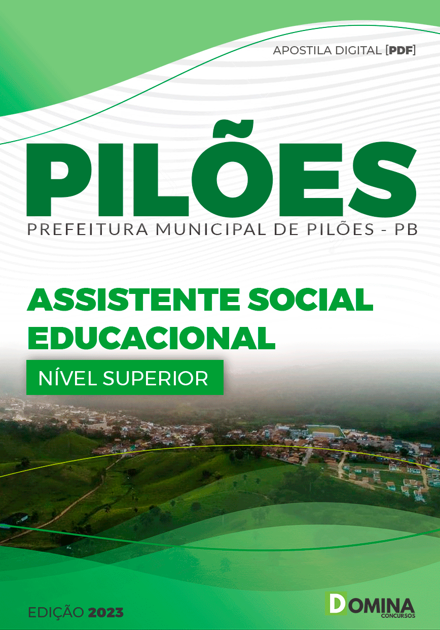 Apostila Pref Pilões PB 2023 Assistente Social Educacional