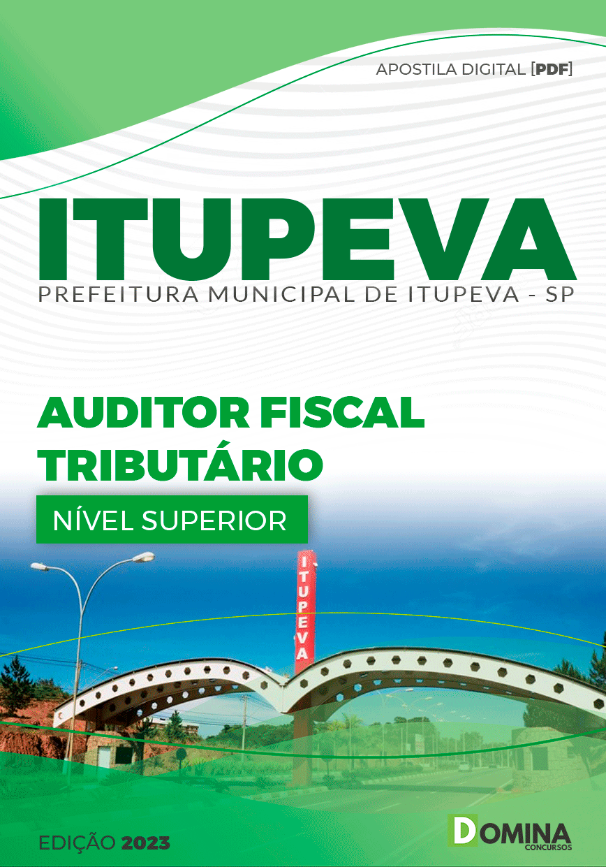 Apostila Concurso Pref Itupeva SP 2023 Auditor Fiscal Tributário