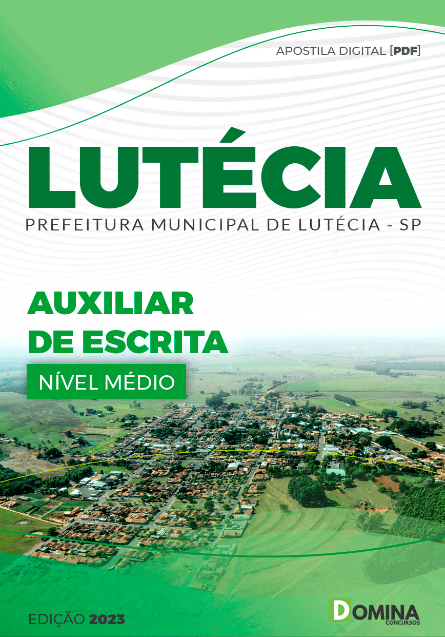 Apostila Concurso Pref Lutécia SP 2023 Auxiliar Dentista