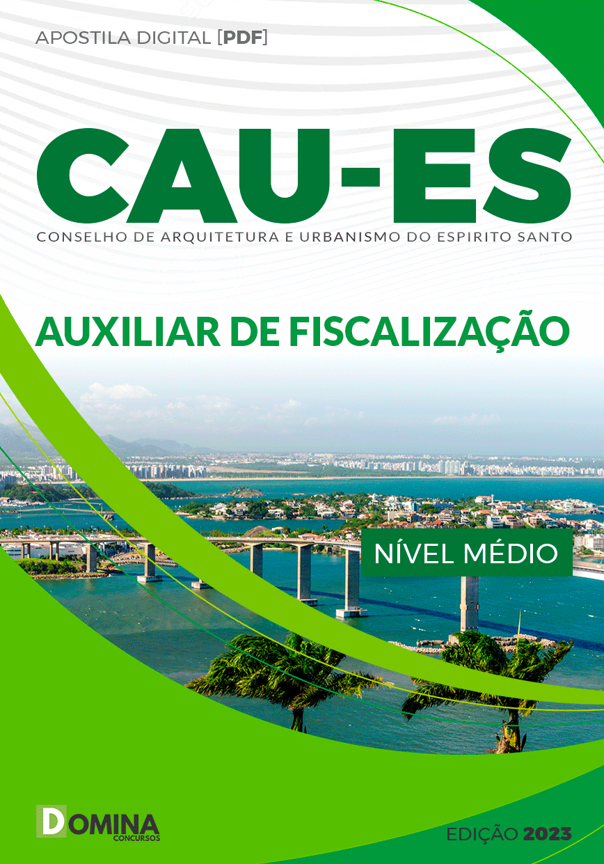 Apostila Concurso CAU ES 2023 Auxiliar Fiscalização
