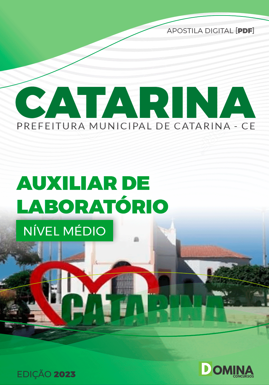 Apostila Concurso Pref Catarina CE 2023 Auxiliar Laboratório