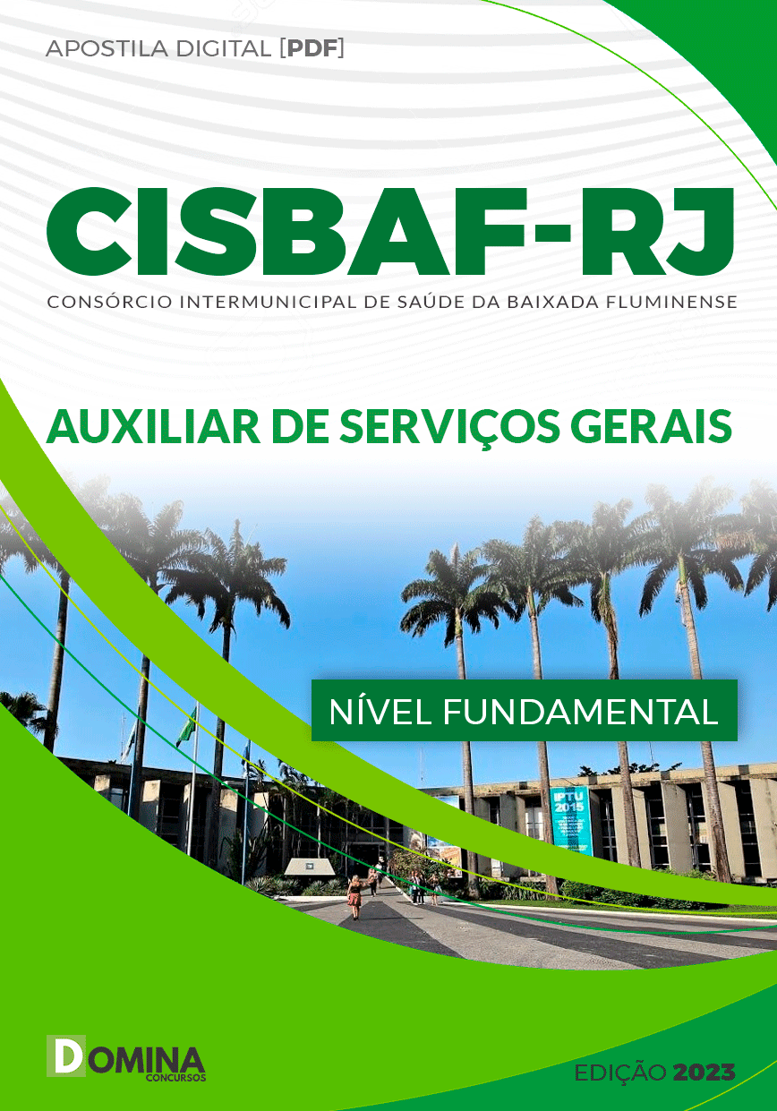 Apostila Seletivo CISBAF RJ 2023 Auxiliar Serviços Gerais