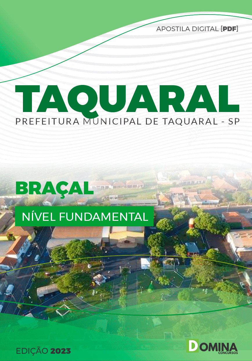 Apostila Concurso Pref Taquaral SP 2023 Braçal