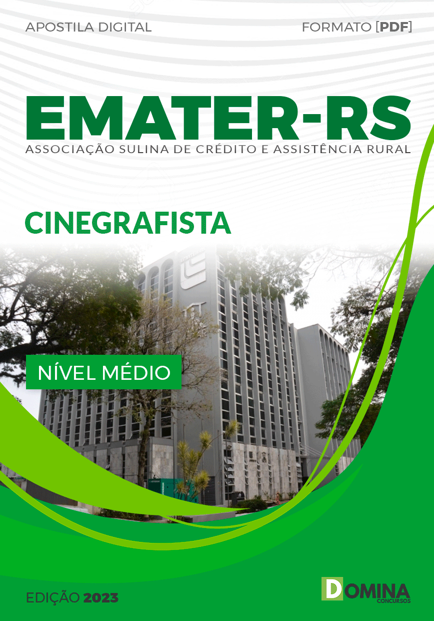 Apostila Processo Seletivo Emater RS 2023 Cinegrafista