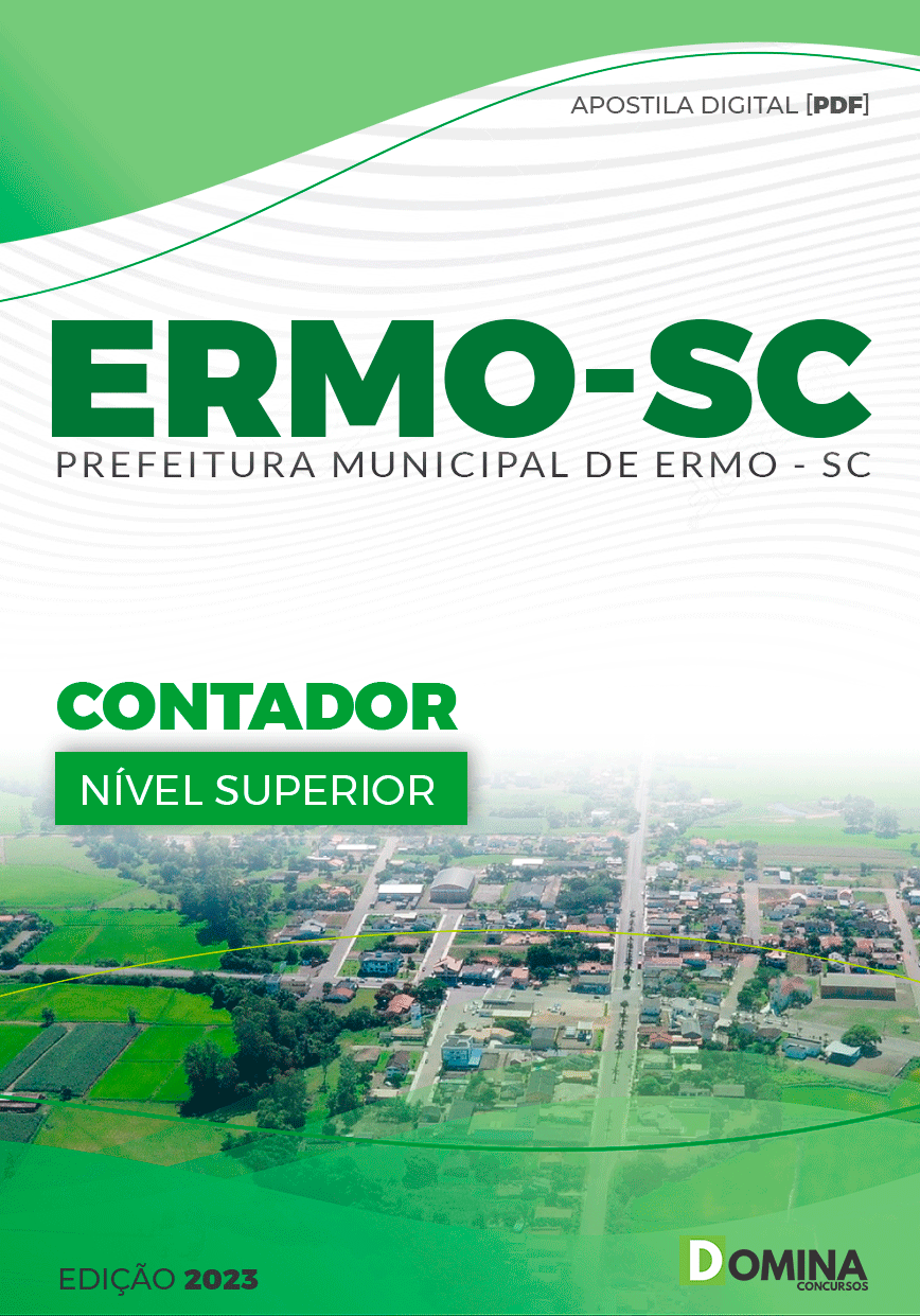 Apostila Concurso Prefeitura Ermo SC 2023 Contador
