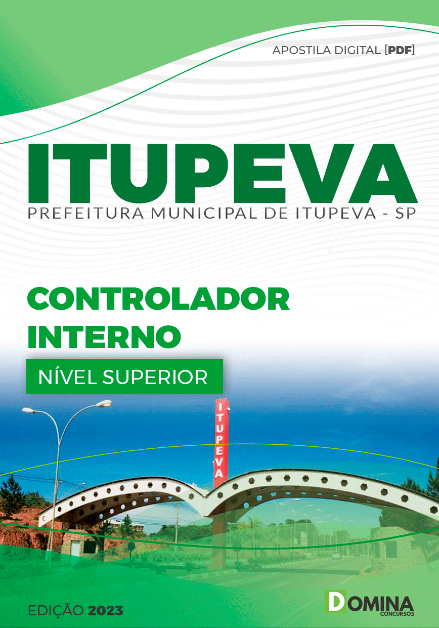 Apostila Concurso Pref Itupeva SP 2023 Controlador Interno