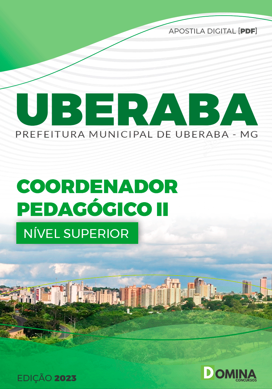 Apostila Pref Uberaba MG 2023 Coordenador Pedagógico II