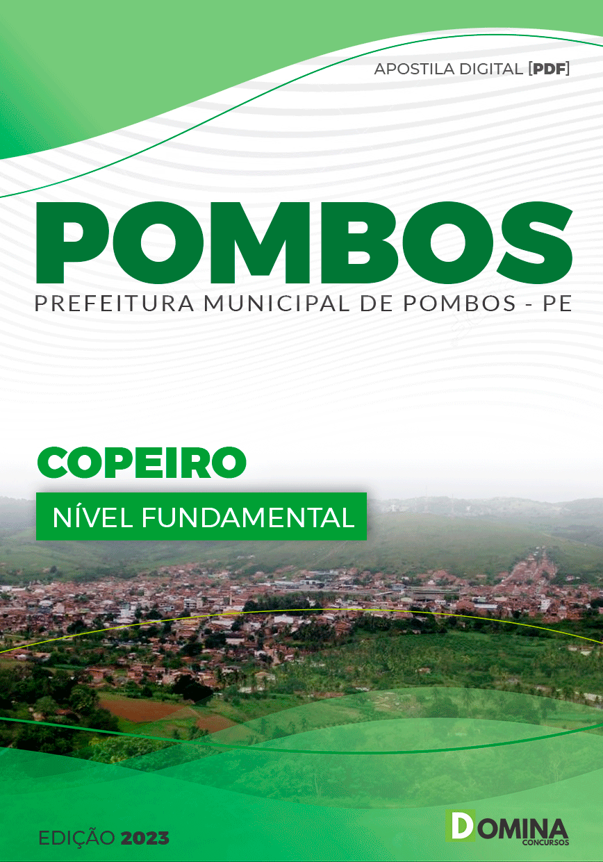 Apostila Concurso Pref Pombos PE 2023 Copeiro