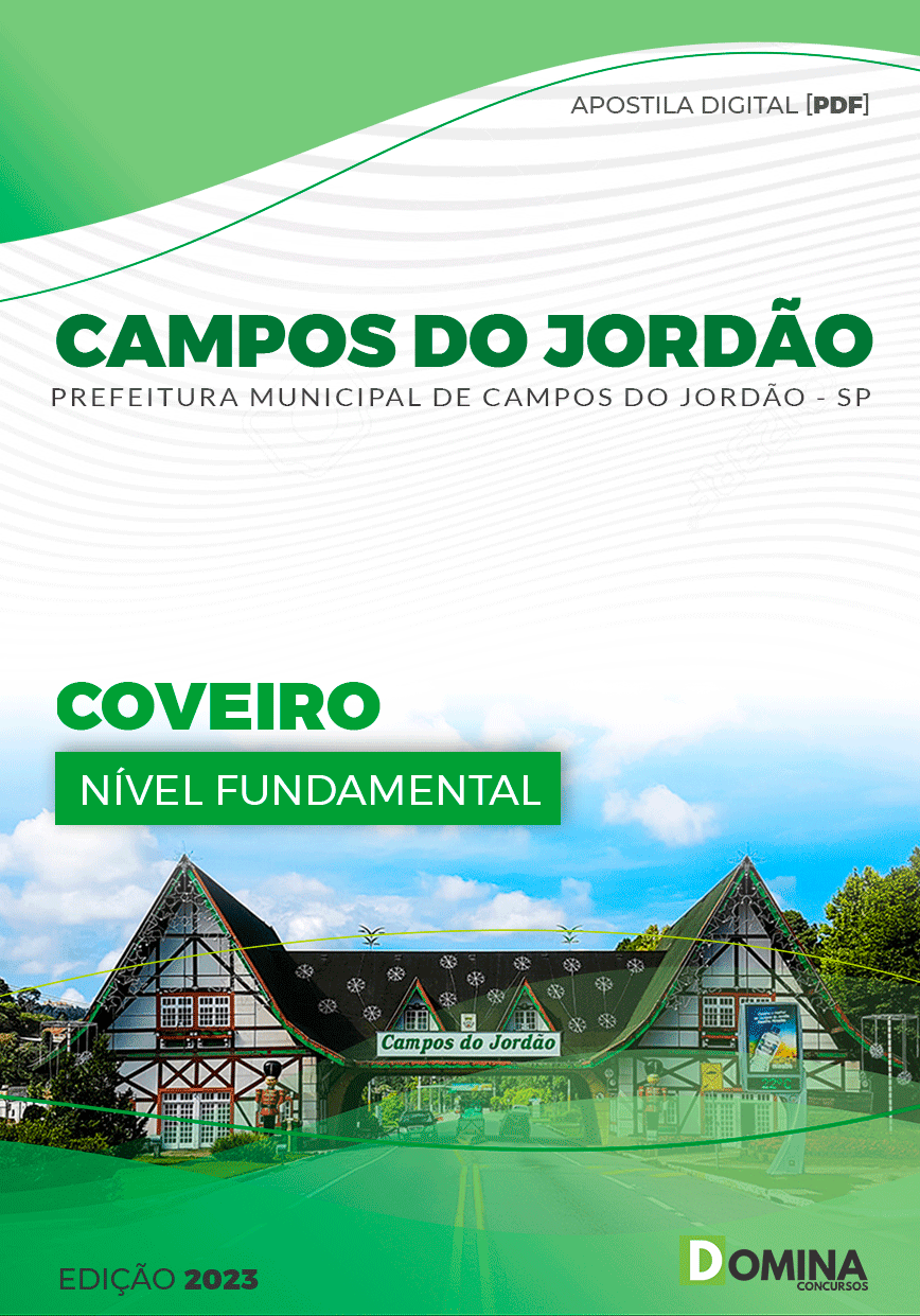 Apostila Pref Campos do Jordão SP 2023 Coveiro