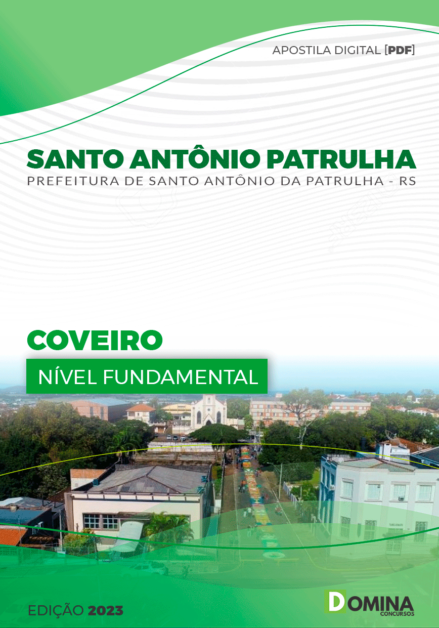 Apostila Concurso Pref Santo Antônio da Patrulha RS 2023 Coveiro