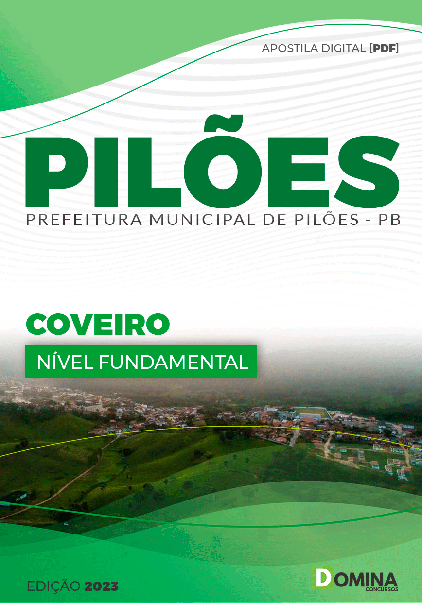 Apostila Concurso Pref Pilões PB 2023 Coveiro