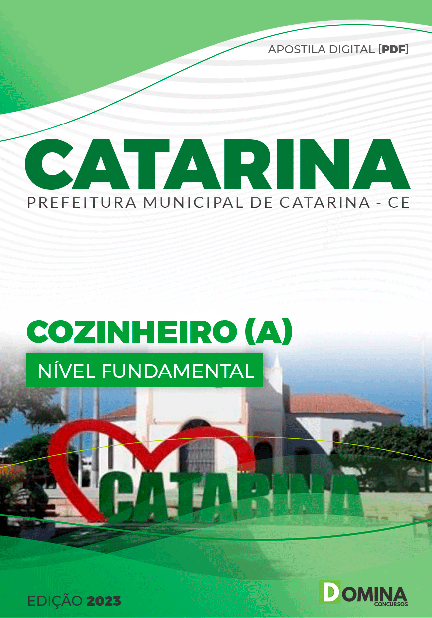 Apostila Concurso Pref Catarina CE 2023 Cozinheiro