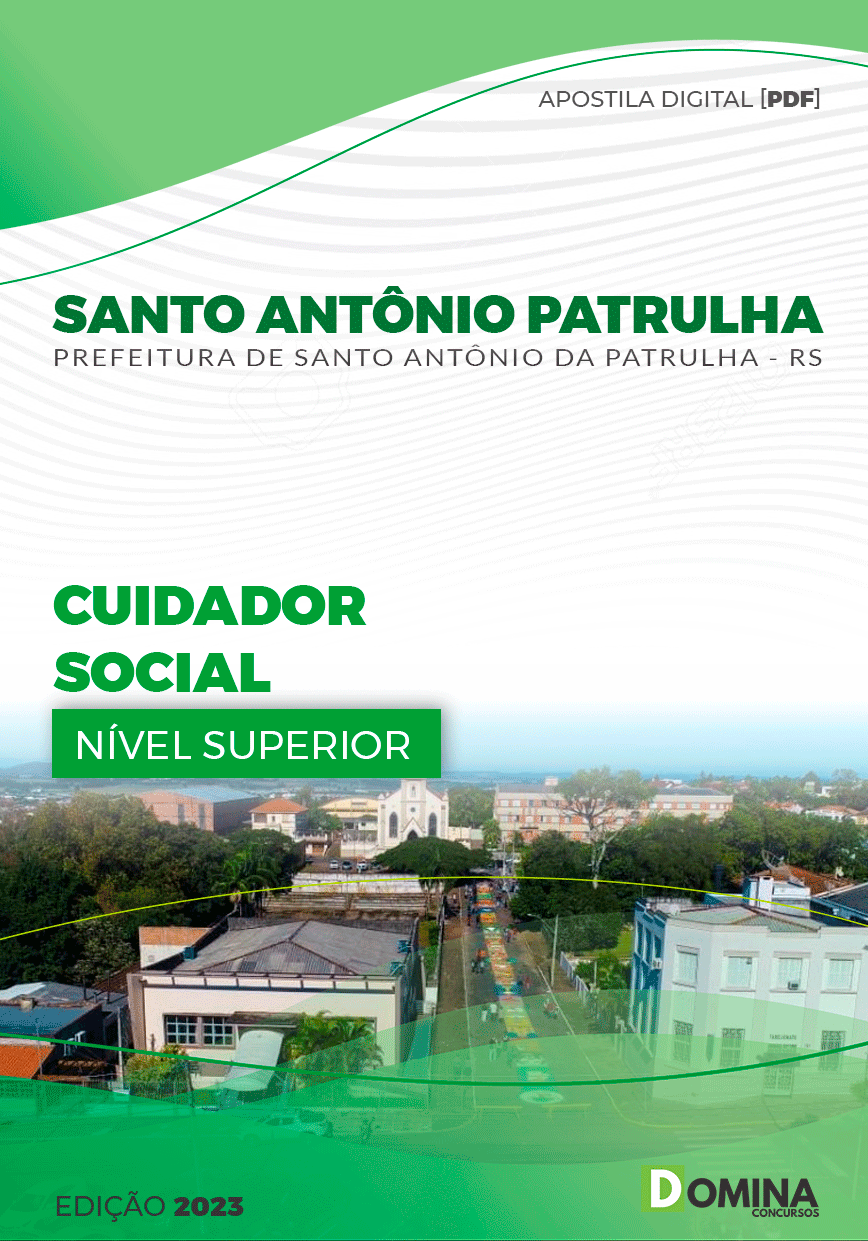 Pref Santo Antônio da Patrulha RS 2023 Cuidador Social