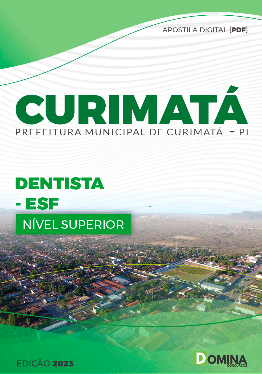 Apostila Concurso Pref Curimatá PI 2023 Dentista