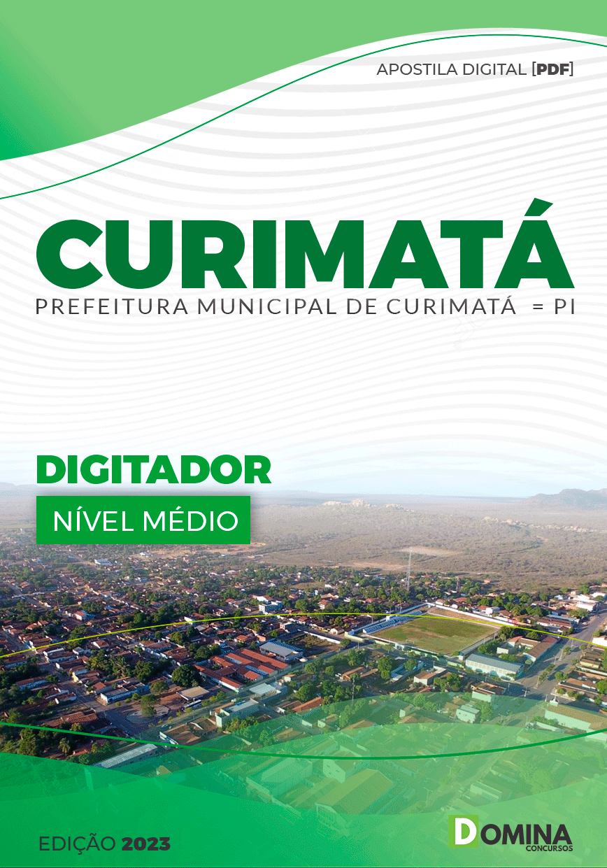 Apostila Concurso Pref Curimatá PI 2023 Digitador