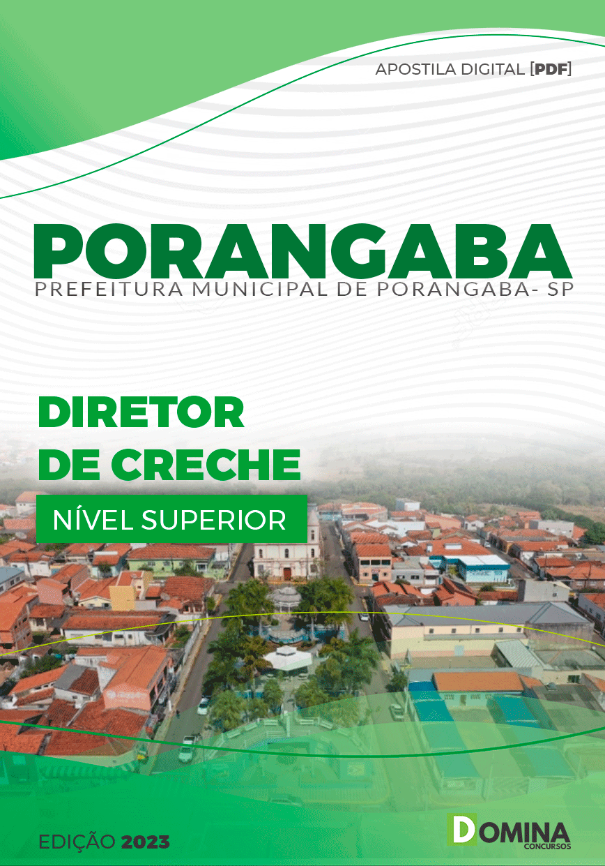 Apostila Pref Porangaba SP 2023 Diretor Creche