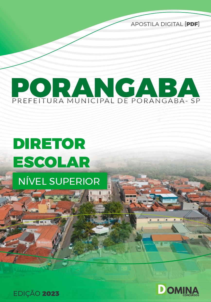 Apostila Pref Porangaba SP 2023 Diretor Escolar