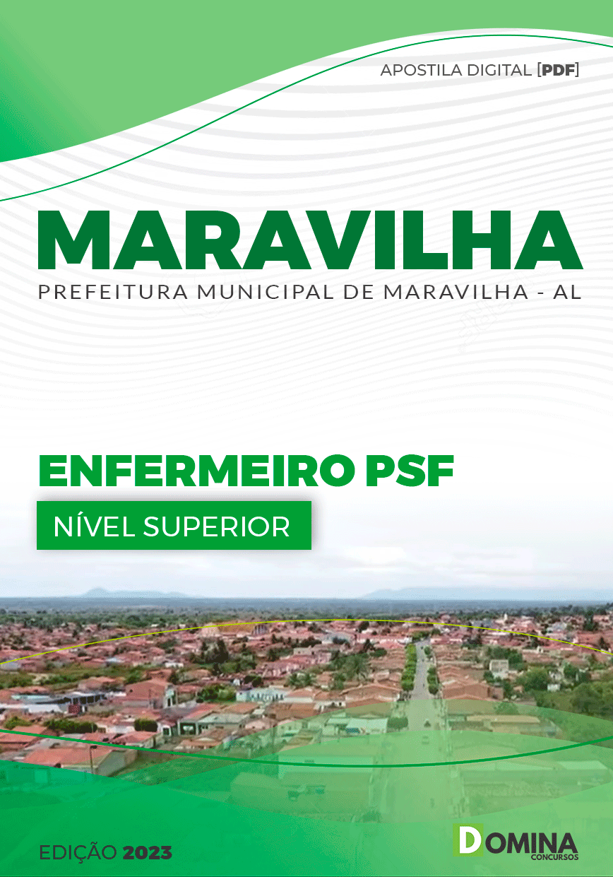 Apostila Digital Pref Maravilha AL 2023 Enfermeiro ESF