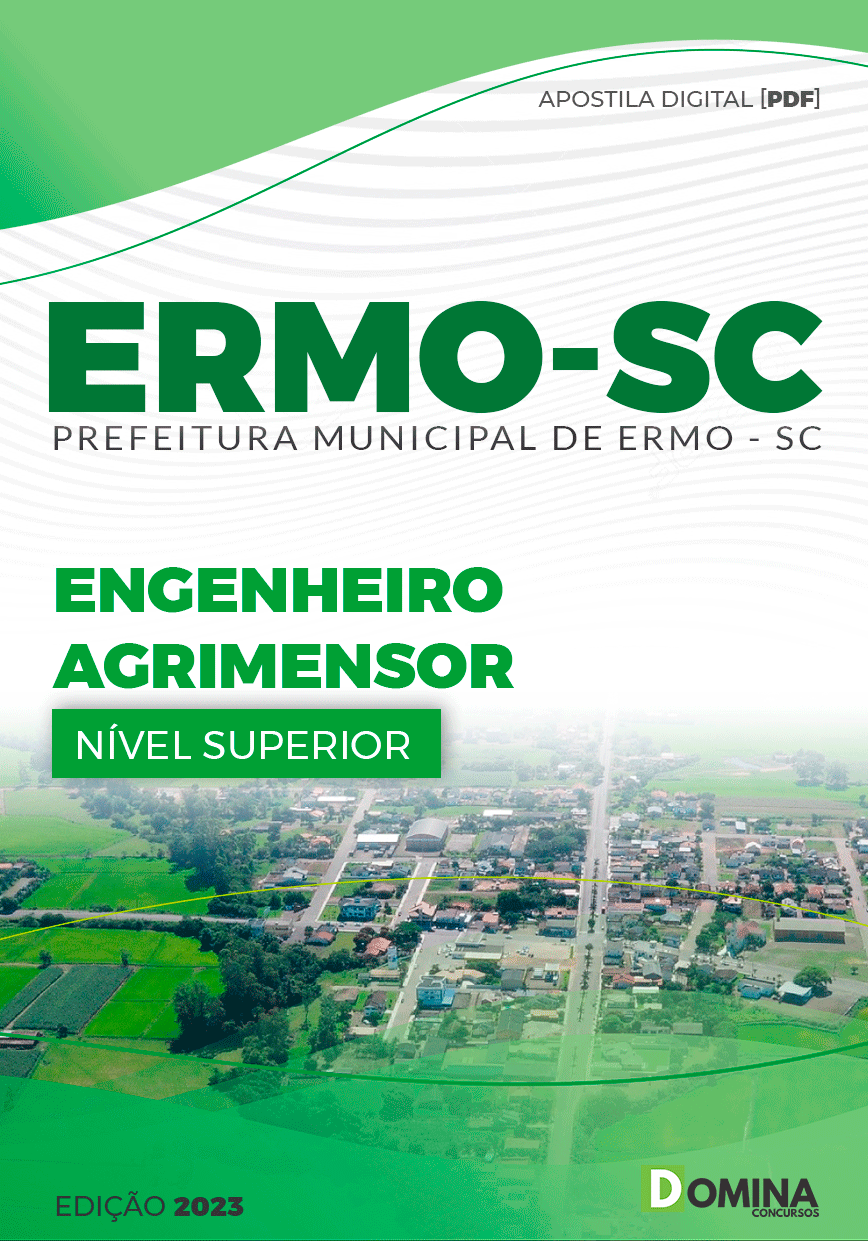 Apostila Concurso Prefeitura Ermo SC 2023 Engenheiro Agrimensor