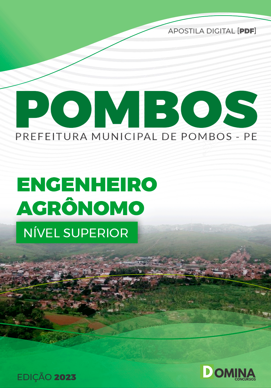 Apostila Concurso Pref Pombos PE 2023 Engenheiro Agrônomo