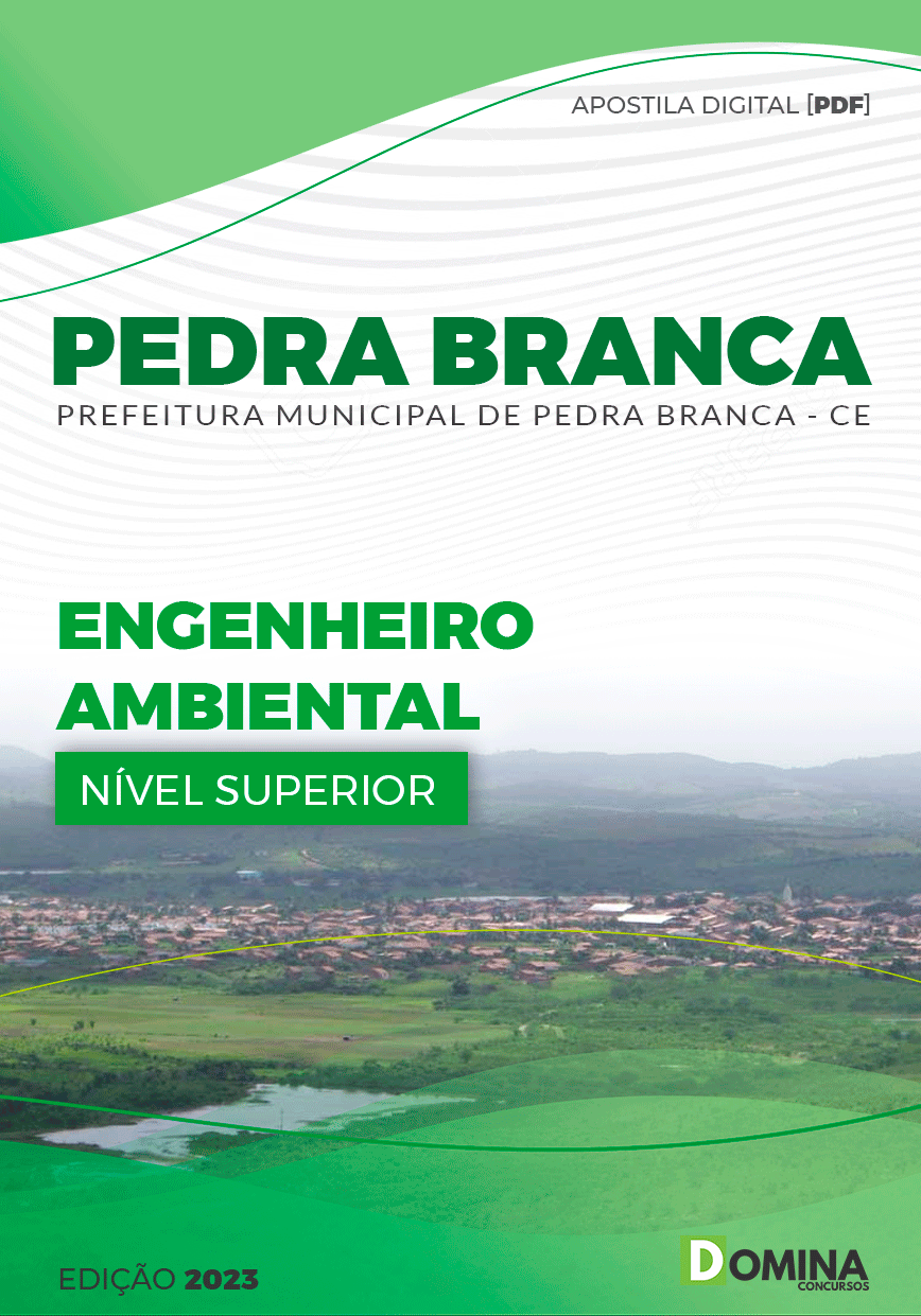 Apostila Concurso Pref Pedra Branca CE 2023 Engenheiro Ambiental